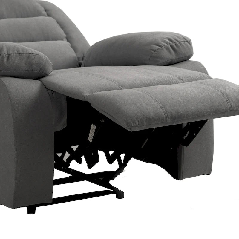 Set van 2 klassieke en traditionele handmatige relaxfauteuils