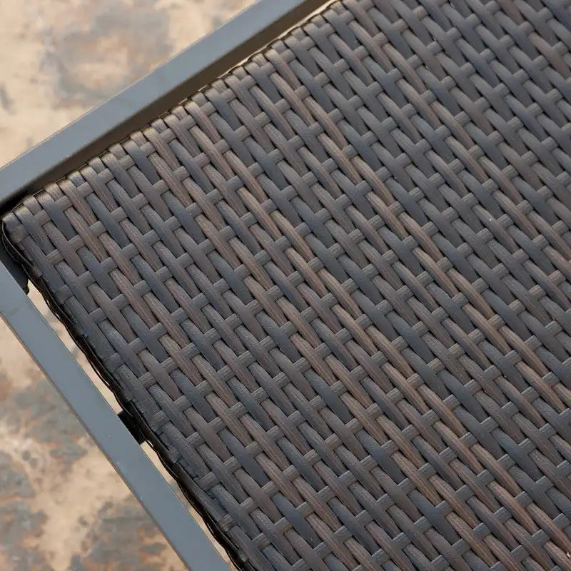 Ensemble de 4 chaises longues de patio d’extérieur en aluminium Deco
