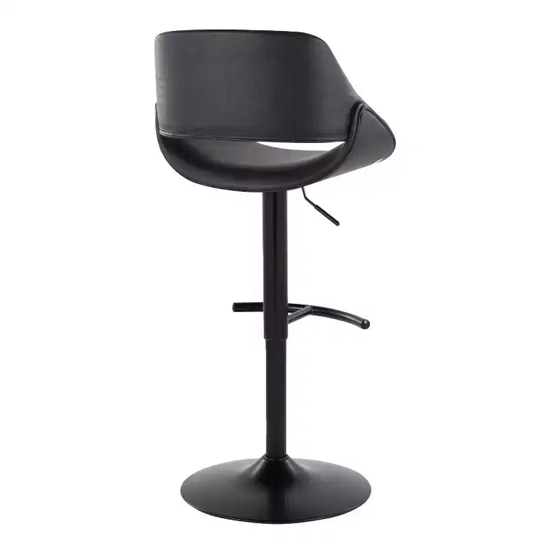 LumiSource Set aus 2 höhenverstellbaren Fabrico-Barhockern aus PU