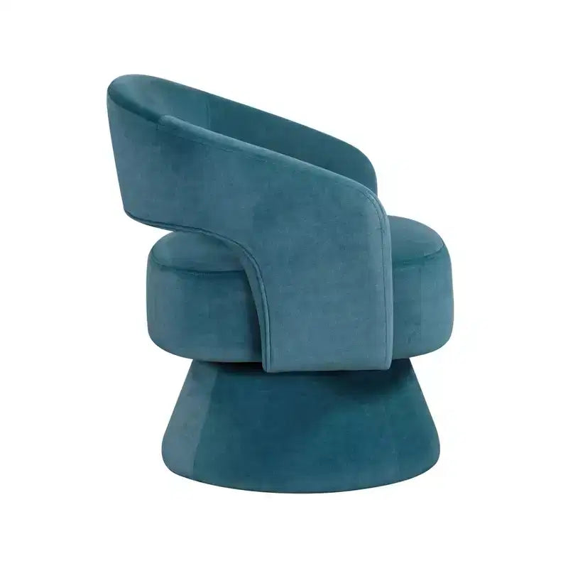 GDFStudio Hudson moderne luxe draaifauteuil met fluwelen bekleding