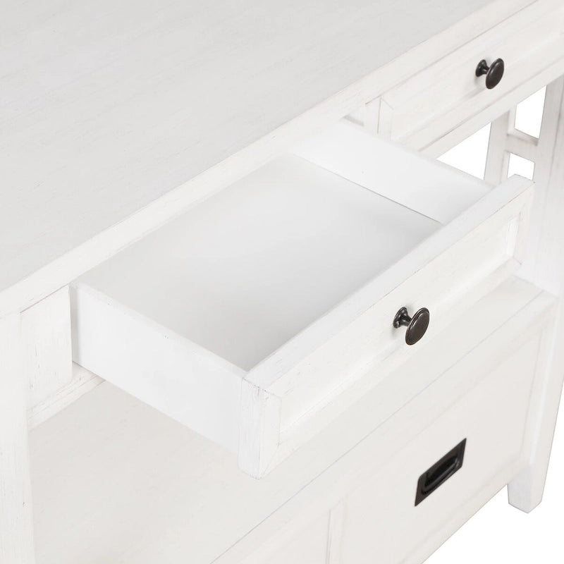 Consoletafel met 4 lades en opbergplank