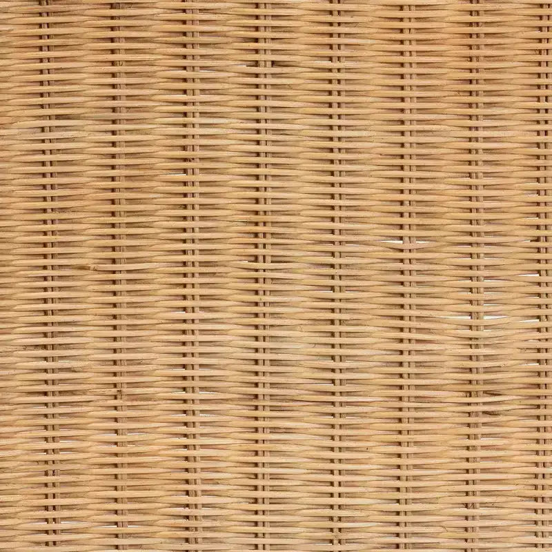 Banc d’appoint en rotin Cacaban naturel/marron - bali & pari : fabriqué à la main, mobilier d’intérieur, assise pour entrée