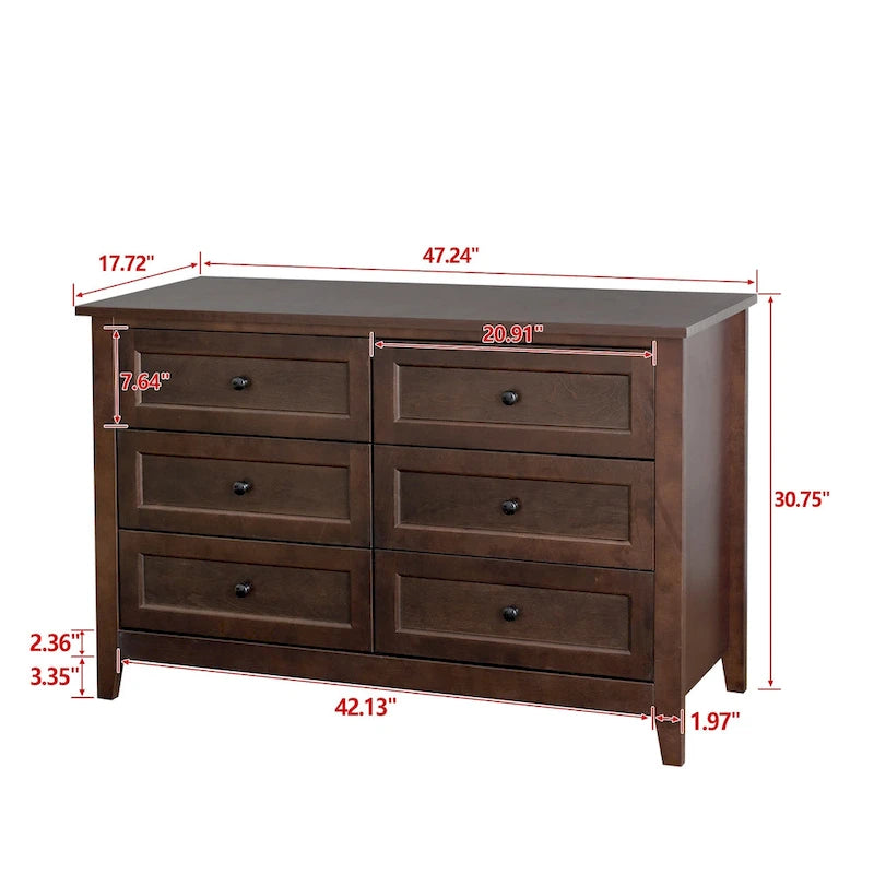 Kommode aus Massivholz mit Sprühlackierung, Bar, Buffettisch, Geschirrschrank, Spind, Anrichte, Konsolentisch, Spind