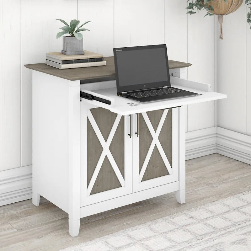 Secrétaire Key West avec armoire de rangement par Bush Furniture