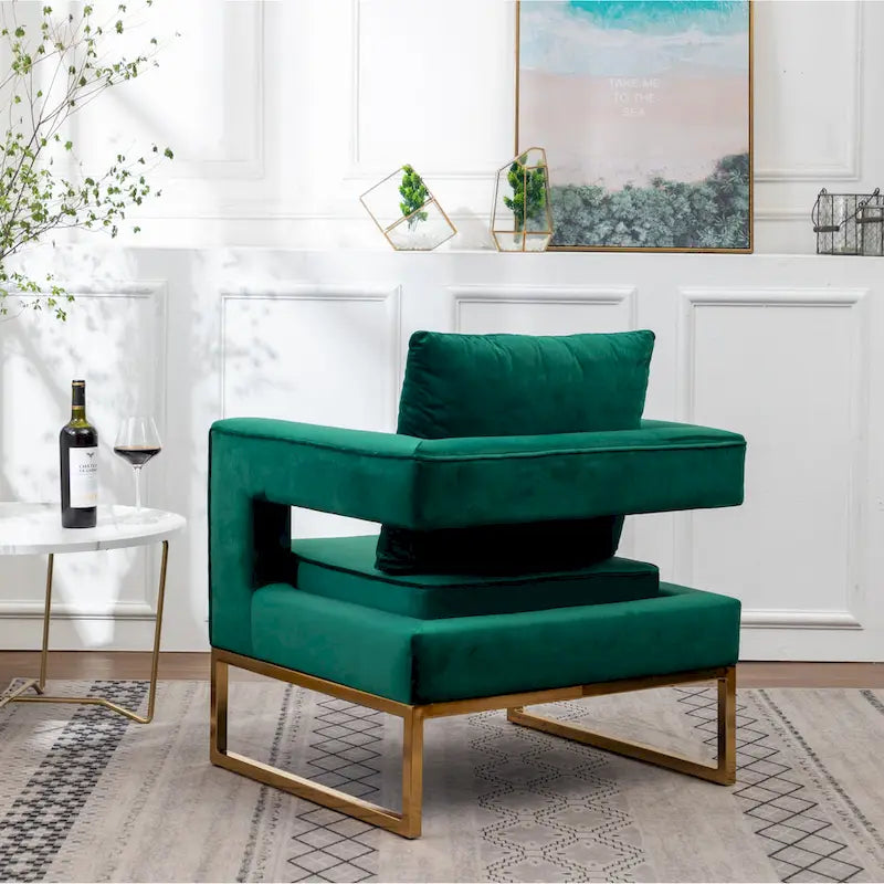 Fauteuil d’appoint contemporain rembourré Lenola de Roundhill Furniture