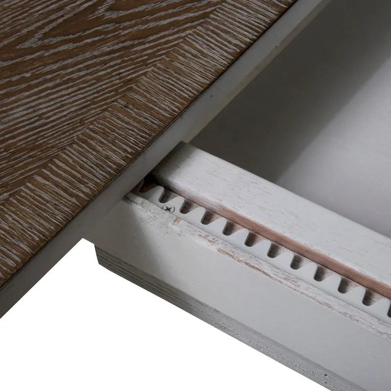 Ronde eettafel met voet in Magnolia Manor-stijl en uitschuifbare bladen - 2 afwerkingen