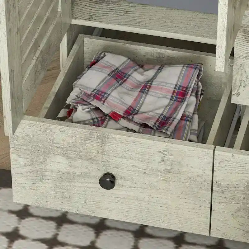 Kleiderschrank für Schlafzimmer mit Kleiderstange und Schublade