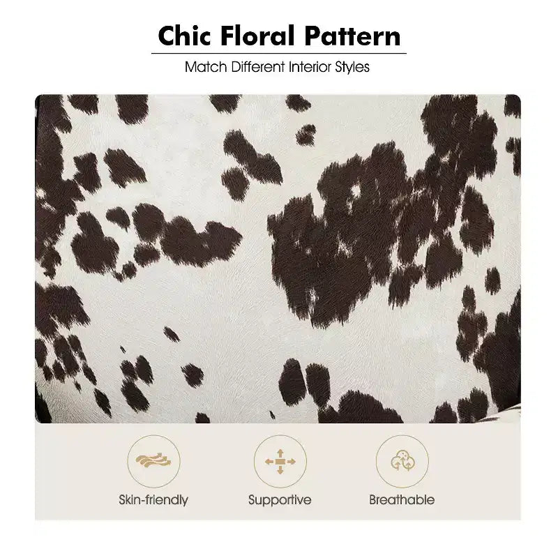 Araceli traditionele houten fauteuil met bloemenstof, hoge rugleuning met vleugels en siernagels| ART OF LIVING DESIGNS