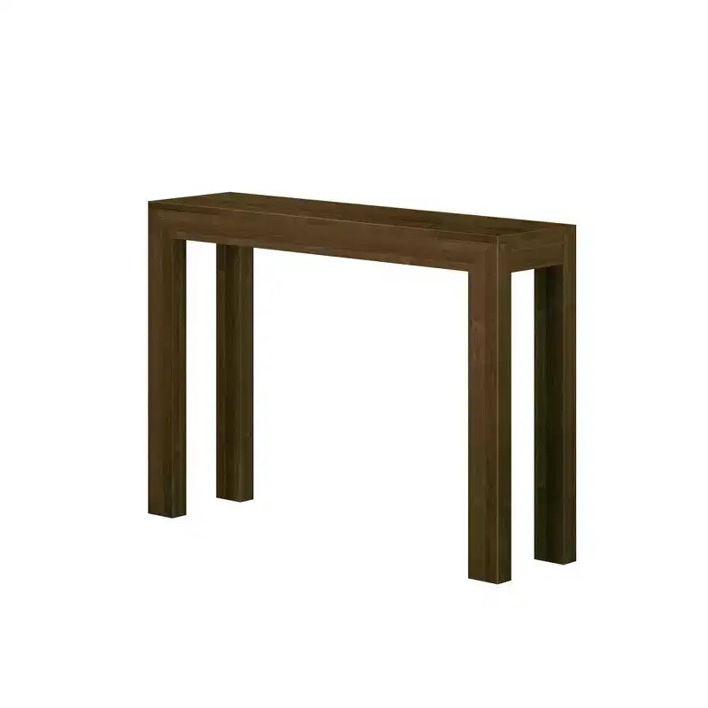 Plank+Beam 46 moderne console tafel van massief hout, smalle haltafel, voor achter de bank