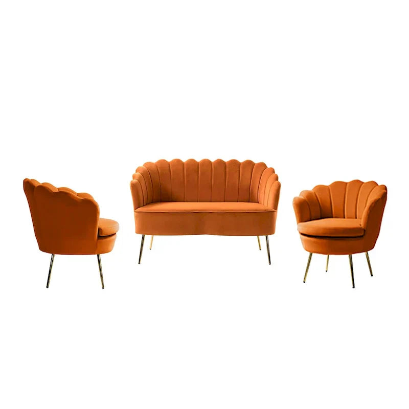 Ensemble de salon Xabier 52 in. 3 pièces de HULALA HOME