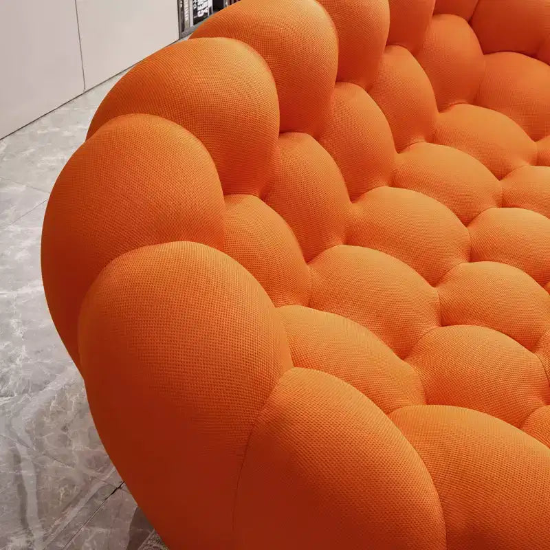 Modernes 2-Sitzer-Bubble-Sofa, gepolstert, mit 3D-Textilgewebe für das Wohnzimmer