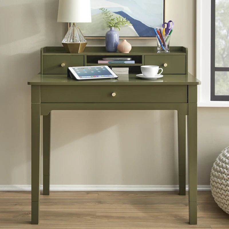 Bureau Keaton avec caisson supérieur