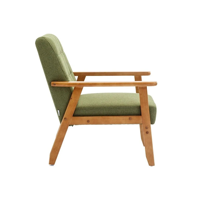 Set van 2 accentstoelen met bijzettafel, fauteuils voor woonkamer, slaapkamer of kantoor - 30.71H*25.39W *27.95D