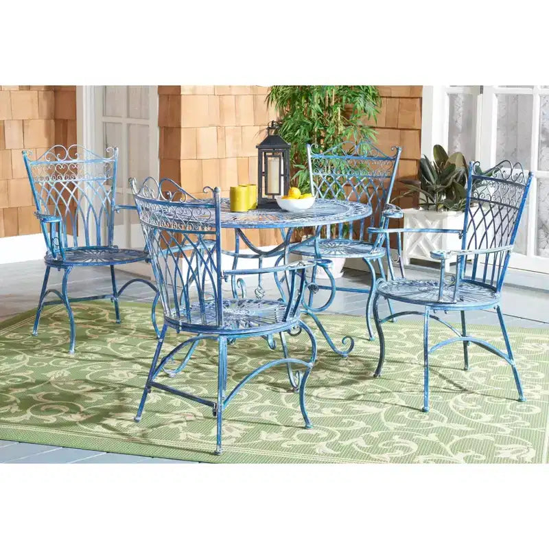 Thessaly 5-delige tuinset - binnen/buiten - PAT5003 - Safavieh