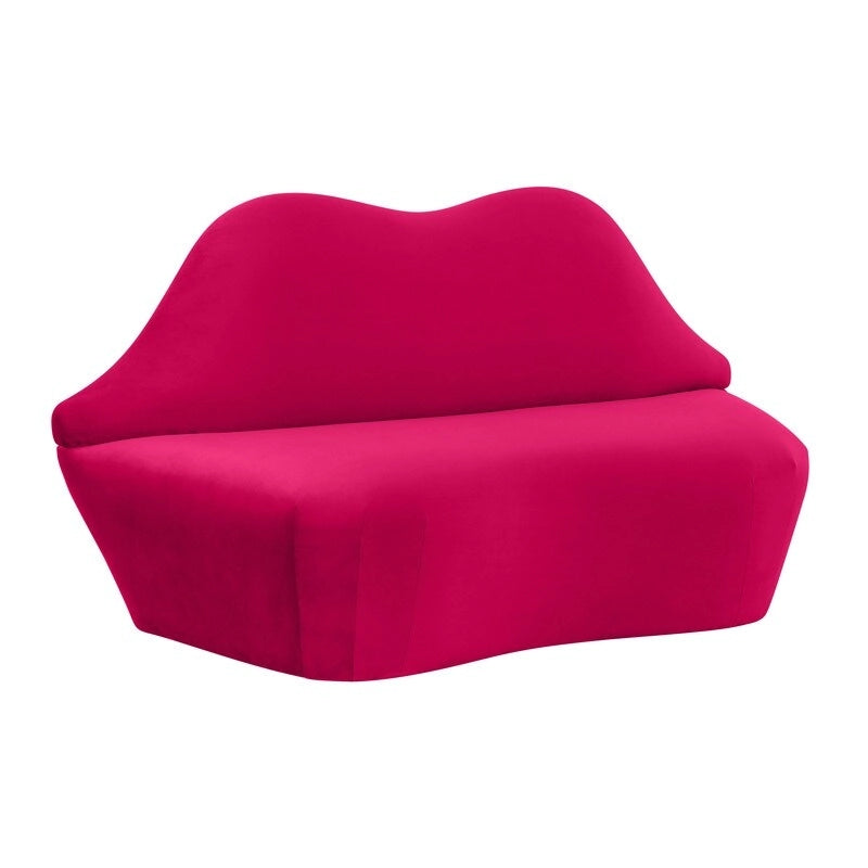Lips Samtsofa - 67.7W x 29.1D x 36H