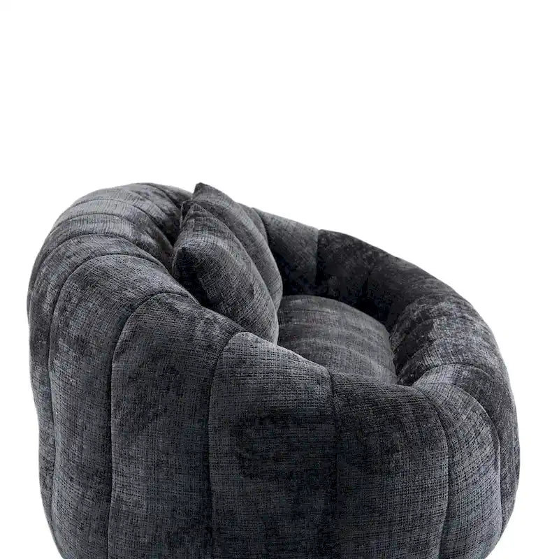 GDFStudio - Divano relax a 2 posti Laurel in ciniglia con schiuma ad alta densità e comfort extra