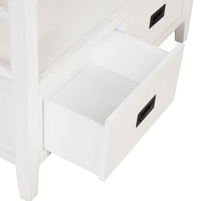 Consoletafel met 4 lades en opbergplank