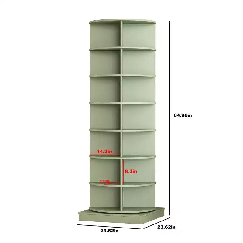 Draaibare schoenenrek-toren, 360° roterende schoenenkast met display, ronde verticale schoenenopberger, draaiende organizer voor handtassen en schoenen