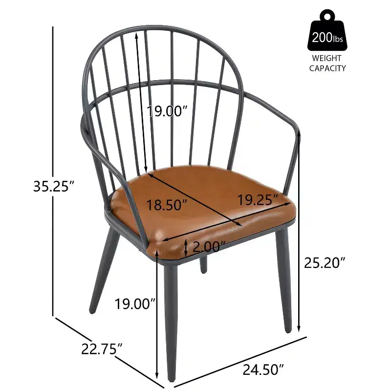 5-teiliges Esszimmer-Set mit 4 Esszimmerstühlen und rundem/quadratischem Tisch, Schwarz+Natur/Walnuss-ModernLuxe