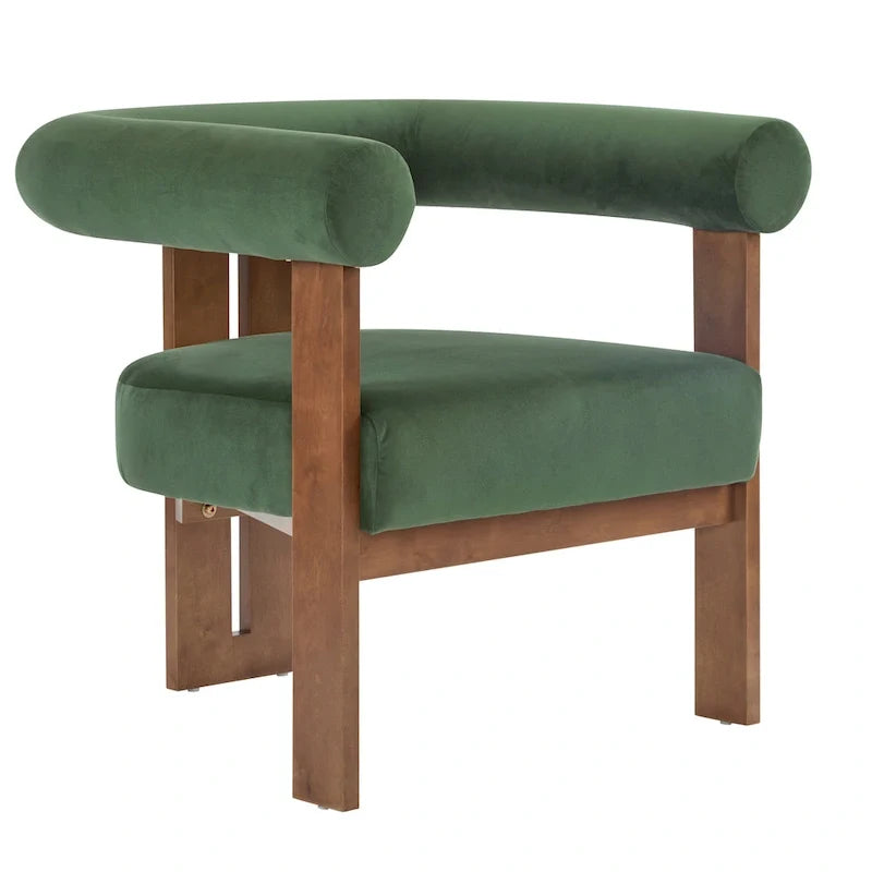 Poltrona d'accento moderna imbottita Gilbert con braccioli arrotondati di Christopher Knight Home