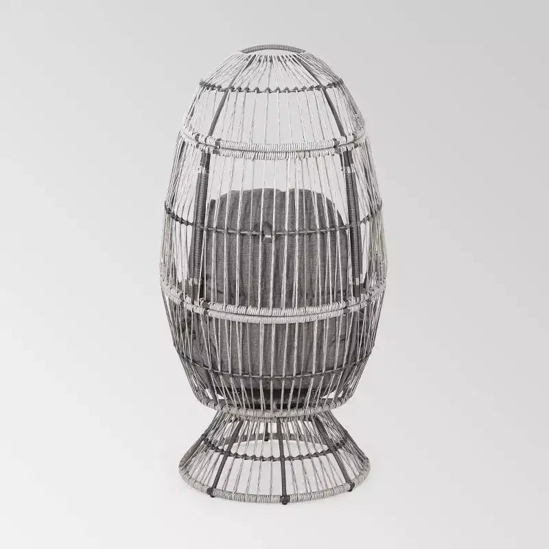 Pintan draaibare eierstoel van riet - Christopher Knight Home