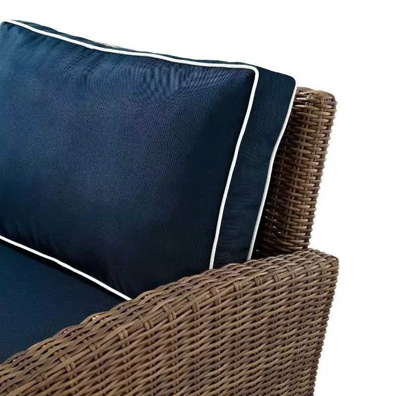 4-teiliges Outdoor-Lounge-Set aus Rattan - Crosley