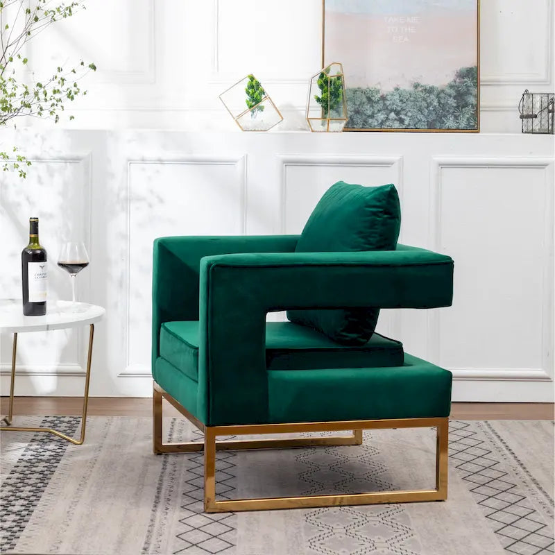 Fauteuil d’appoint contemporain rembourré Lenola de Roundhill Furniture