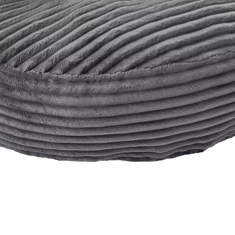 Sitzsacksofa für Erwachsene und Kinder, übergroßer Cord-Sitzsack mit 3 Kissen und Armlehnen für Wohnzimmer und Schlafzimmer - ModernLuxe
