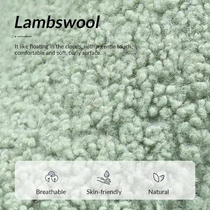 Sheila Moderner 30 W Bouclé-Sessel mit Beinen aus Massivholz, 2er-Set von HULALA HOME