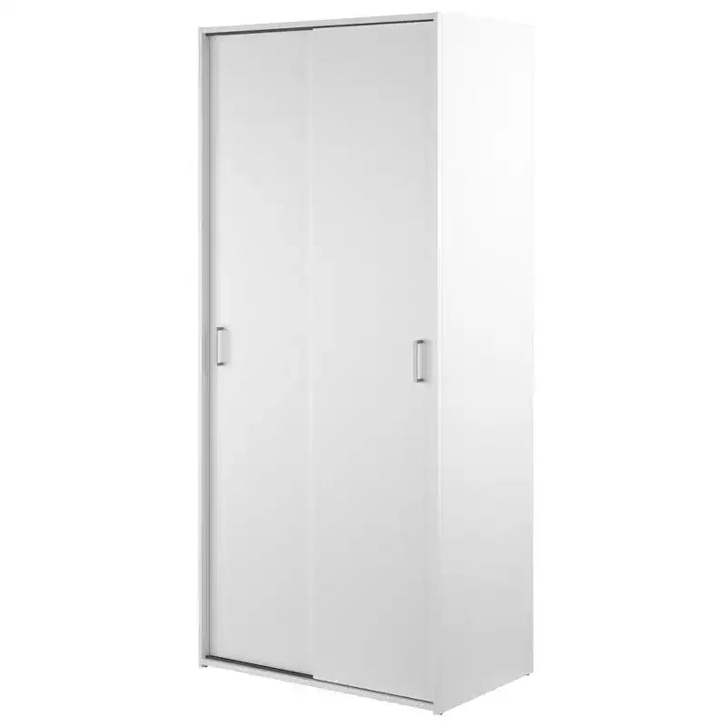 Tvilum, Space kledingkast met 2 schuifdeuren, wit