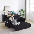 64.5 3-in-1-Schlafsofa aus Cord mit ausziehbarem Bett