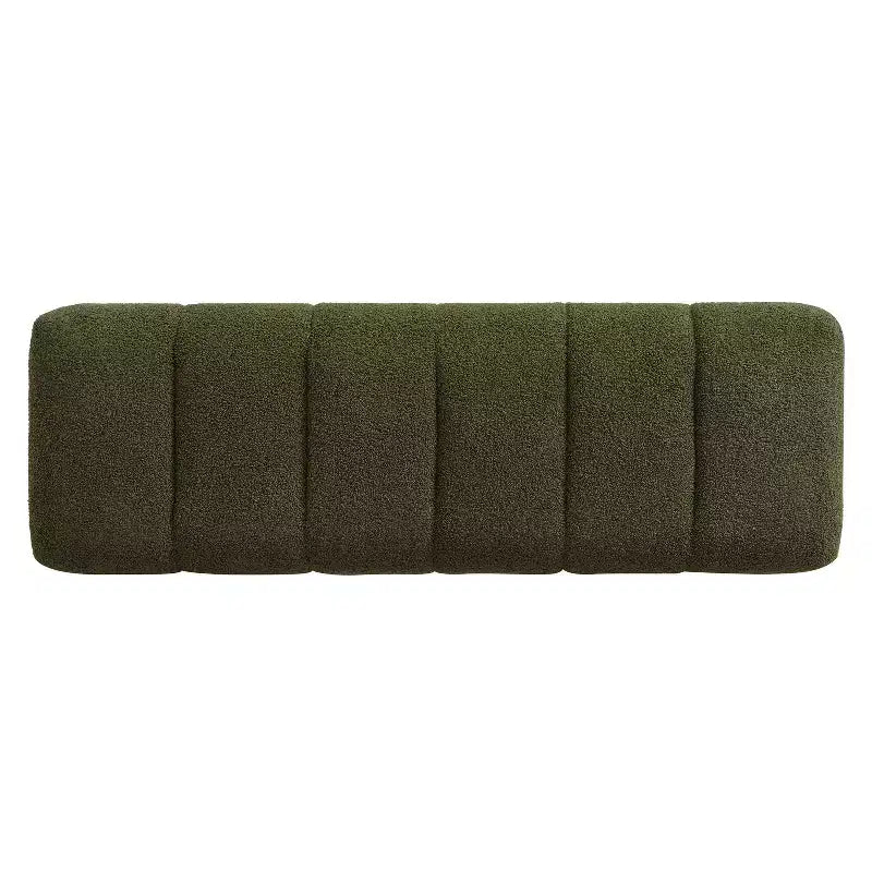 Banc de salle à manger contemporain multifonctionnel en chenille rembourrée Christopher Knight Home Gale 50
