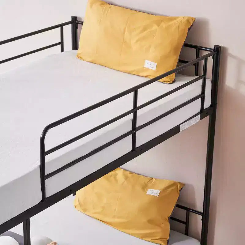 Lit superposé en acier Karl Home, 1 place au-dessus d’une place, avec échelle, pour chambre ou dortoir, enfants et adultes