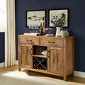 Credenza Crosley Roots con finitura naturale - 52  W x 18  P x 36  A