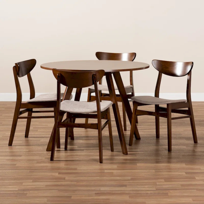 Philip Essgruppe im Mid-Century-Modern-Übergangsstil, 5-teilig