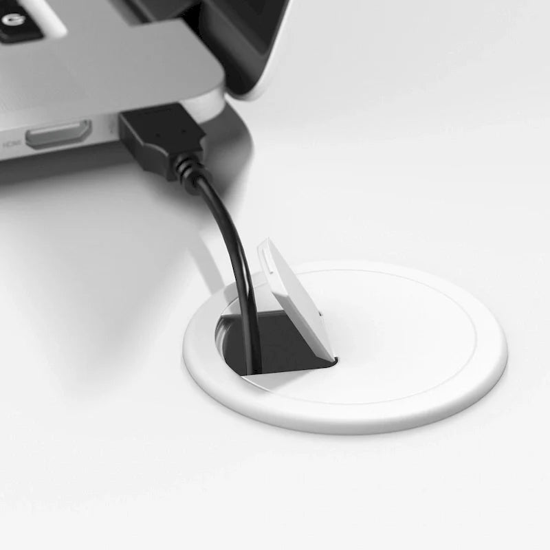 Bureau d’angle L Echo avec rehausse et tiroirs