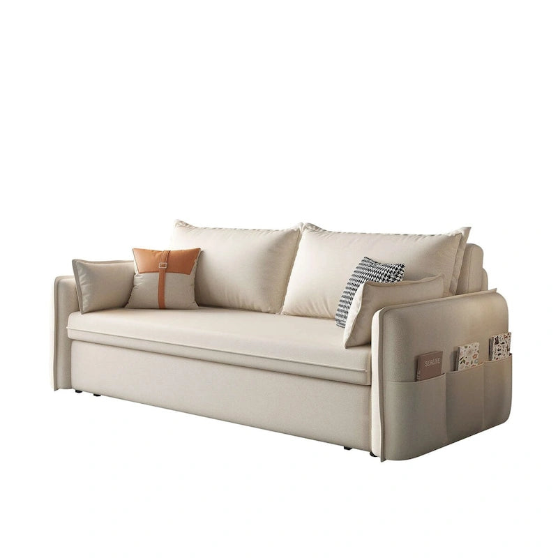 JASIWAY Schlafsofa mit Schlaffunktion und Stauraum