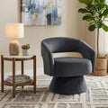 GDFStudio Hudson moderne luxe draaifauteuil met fluwelen bekleding