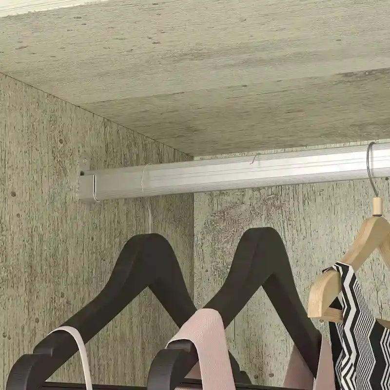 Kleiderschrank für Schlafzimmer mit Kleiderstange und Schublade
