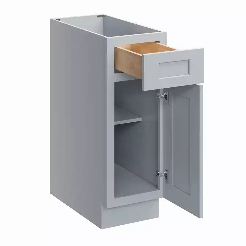 CASAINC 12 in. W x 34.5 in. H x 24 in. D Unterschrank für die Küche mit 1 Schublade mit Soft-Close-Funktion, Sperrholzrahmen, Front mit Vollauflage