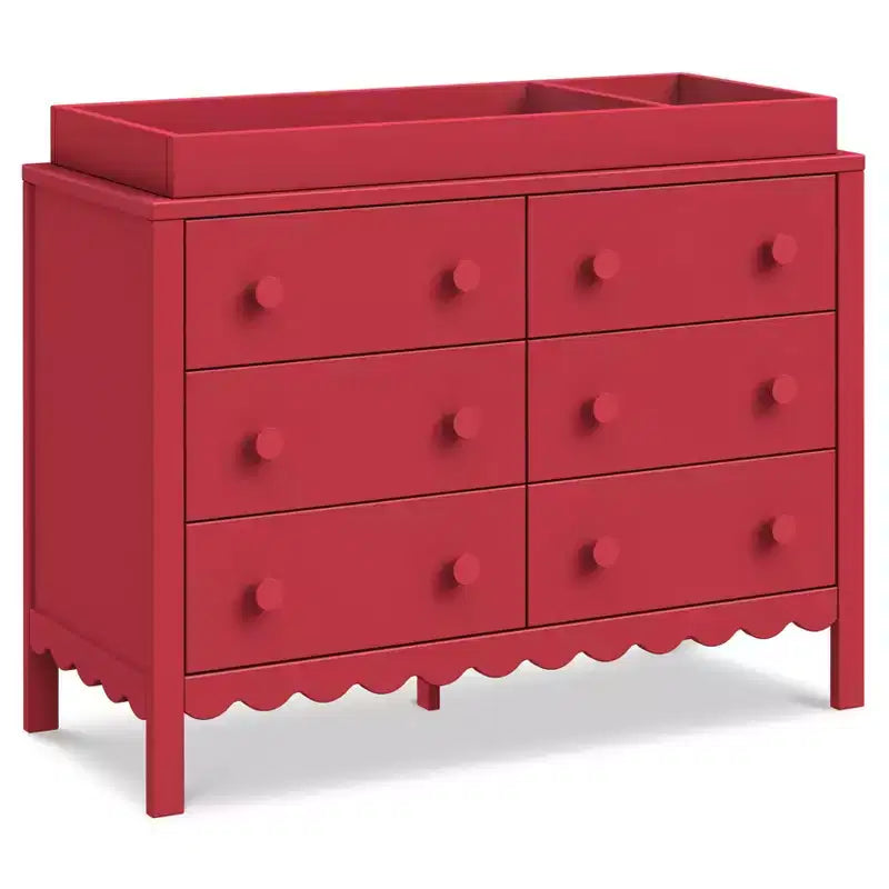 Kommode mit Muschelform und 6 Schubladen