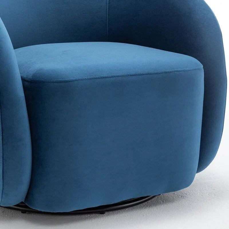 Moderne draaibare fauteuil met kuipvormige zitting