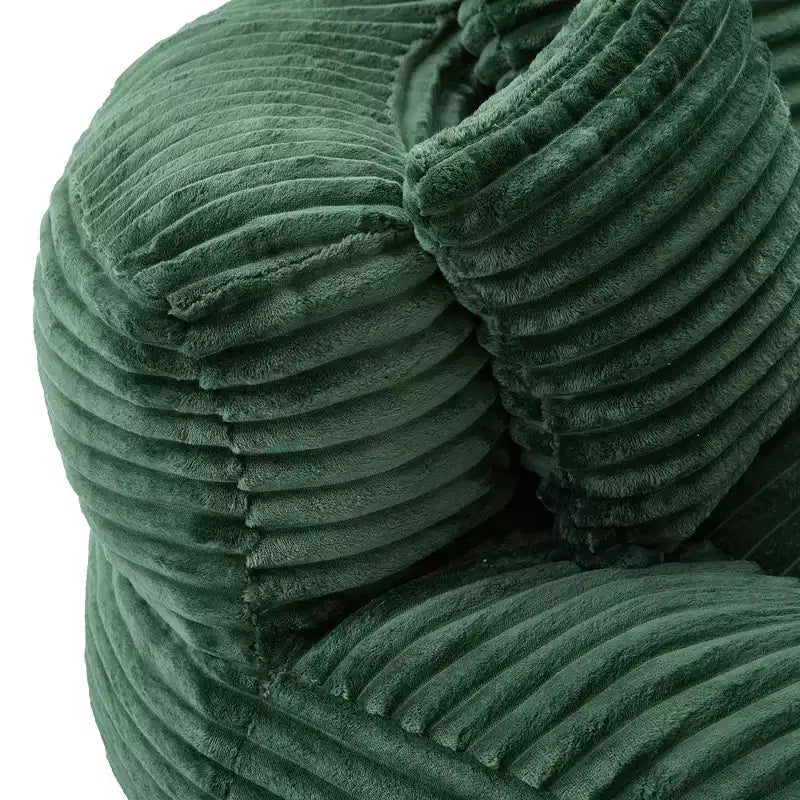 Sitzsacksofa für Erwachsene und Kinder, übergroßer Cord-Sitzsack mit 3 Kissen und Armlehnen für Wohnzimmer und Schlafzimmer - ModernLuxe