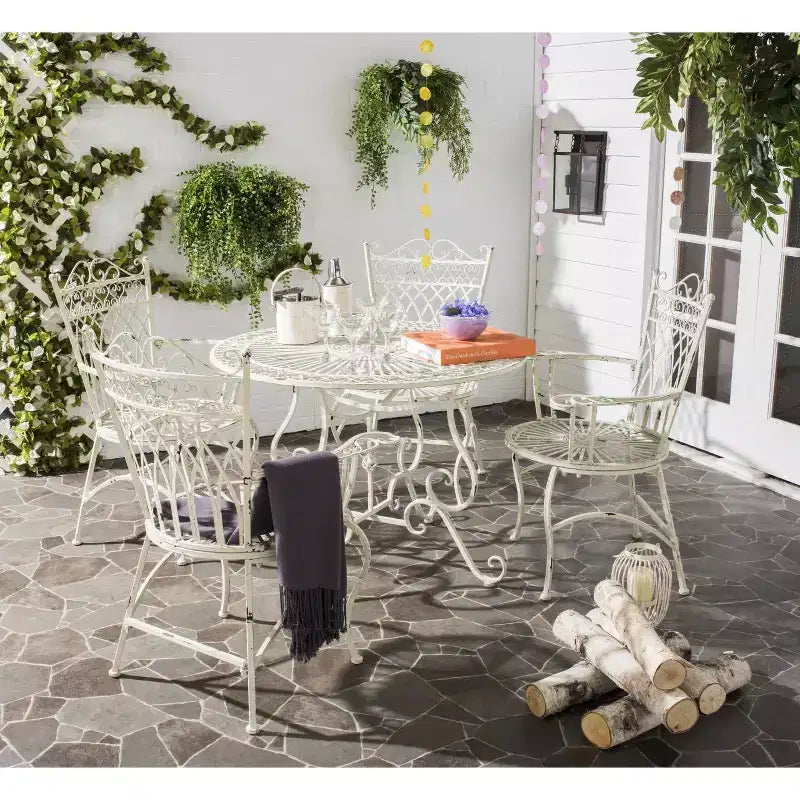 Thessaly 5-delige tuinset - binnen/buiten - PAT5003 - Safavieh