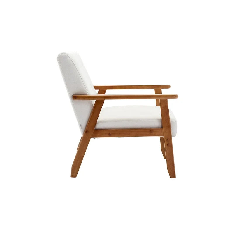 Set van 2 accentstoelen met bijzettafel, fauteuils voor woonkamer, slaapkamer of kantoor - 30.71H*25.39W *27.95D