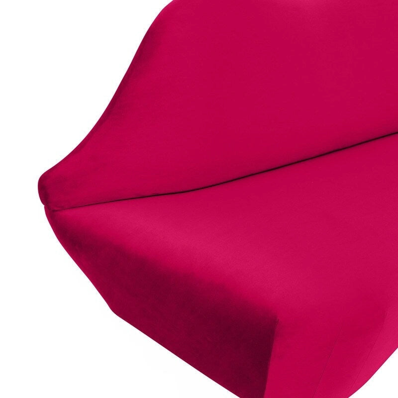 Lips Samtsofa - 67.7W x 29.1D x 36H