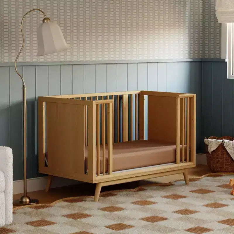 Lettino trasformabile Babyletto Palma 8-in-1 per tutte le fasi, con kit per culla e letto per bambini