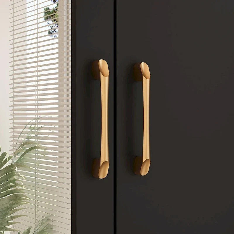 Kleiderschrank mit Spiegel und verstellbarem Kleiderstangenbereich, platzsparend