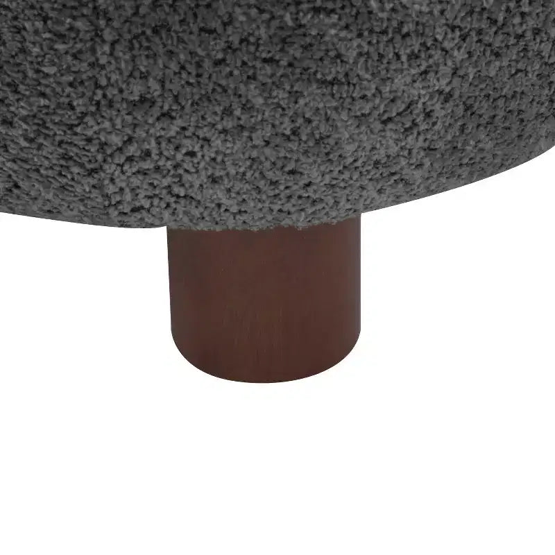 Poltrona d'accento Christopher Knight Home Gareth in legno moderno con rivestimento bouclé