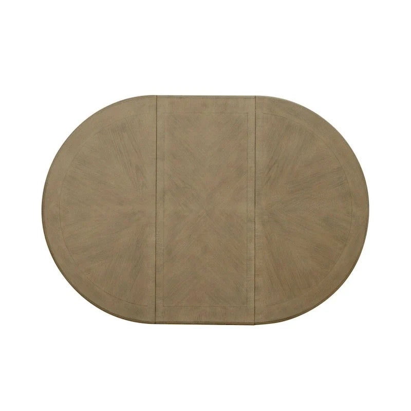 Ronde eettafel met voet in Magnolia Manor-stijl en uitschuifbare bladen - 2 afwerkingen